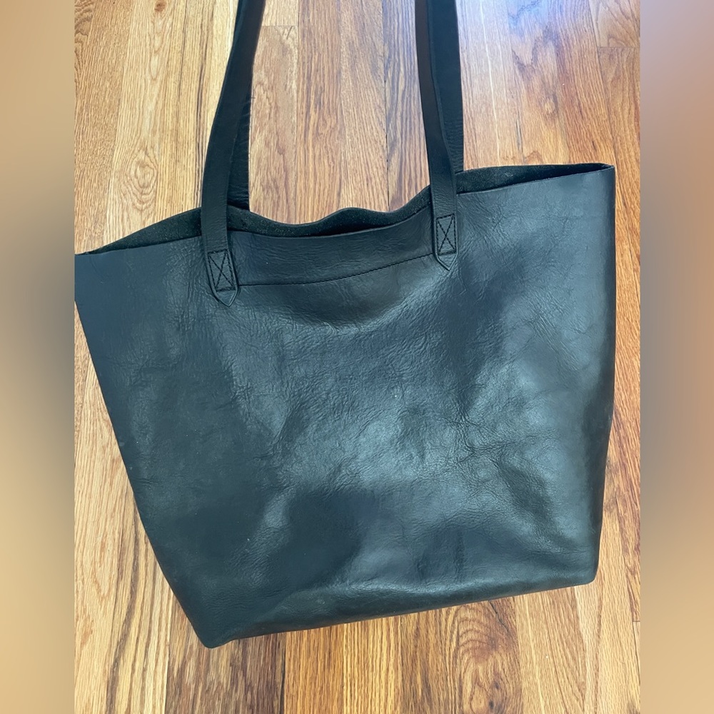 Black Madewell Leather Tote
